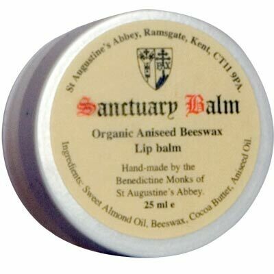 25ml Sanctuary Organic Aniseed Beeswax Lip Balm