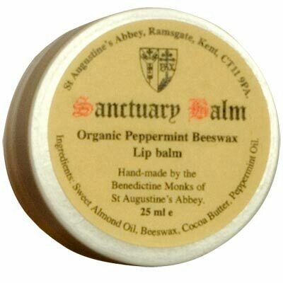 25ml Sanctuary Organic Peppermint Beeswax Lip Balm